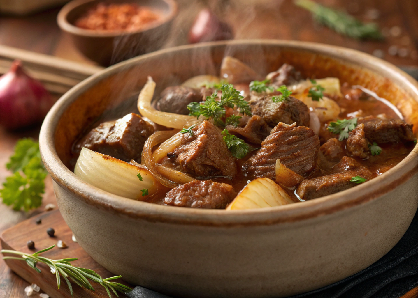 Beef Stew with Fennel and Shallots: A Hearty and Flavorful Comfort Dish