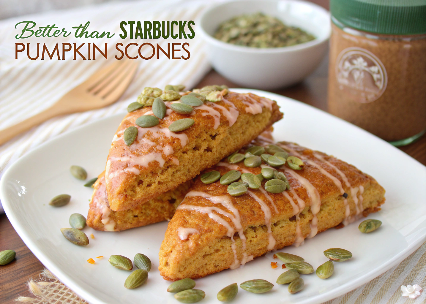 Better-Than-Starbucks Pumpkin Scones with Spiced Glaze