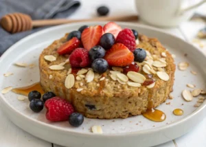 Blended Baked Oats: A Cake-Like Breakfast That’s Healthy and Delicious