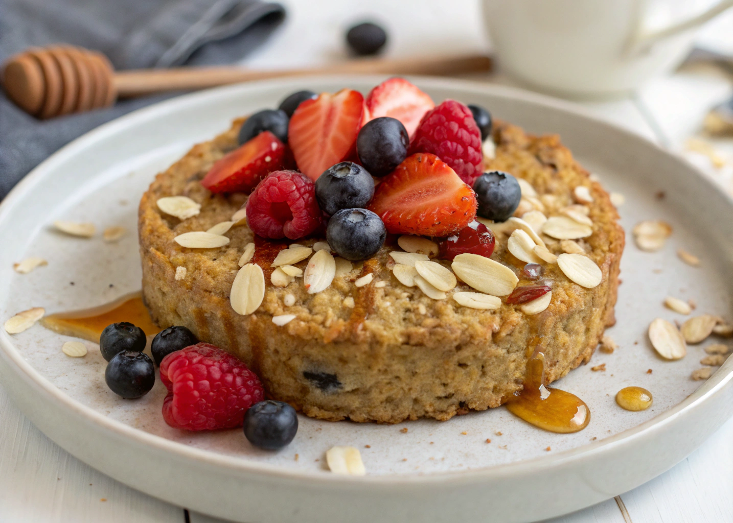 Blended Baked Oats: A Cake-Like Breakfast That’s Healthy and Delicious