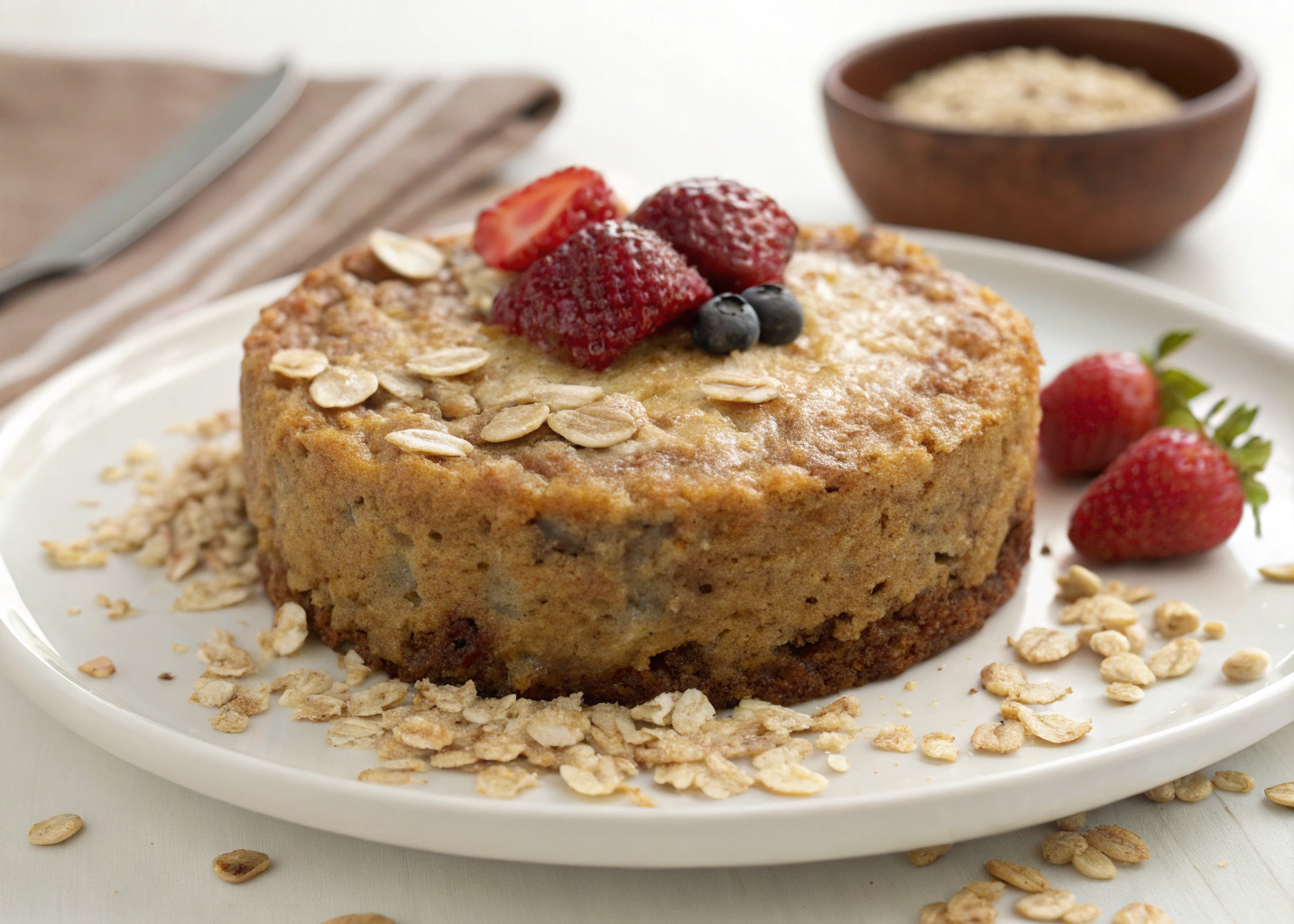 Blended Baked Oats: A Cake-Like Breakfast That’s Healthy and Delicious