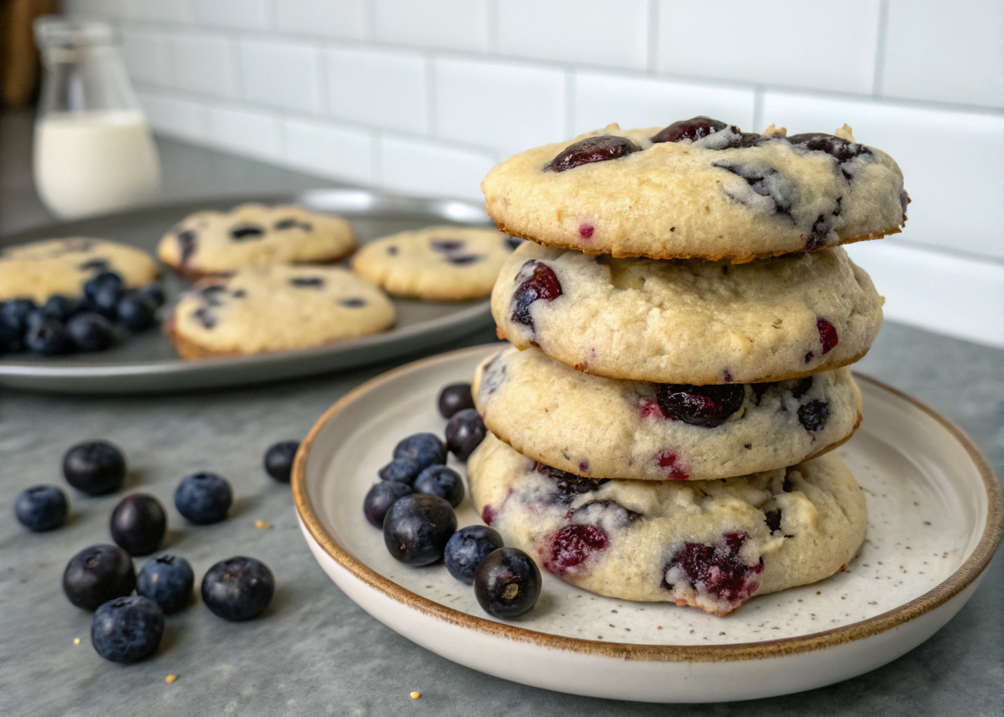 Blueberry Cookies: Soft, Chewy, and Bursting with Fresh Berry Flavor