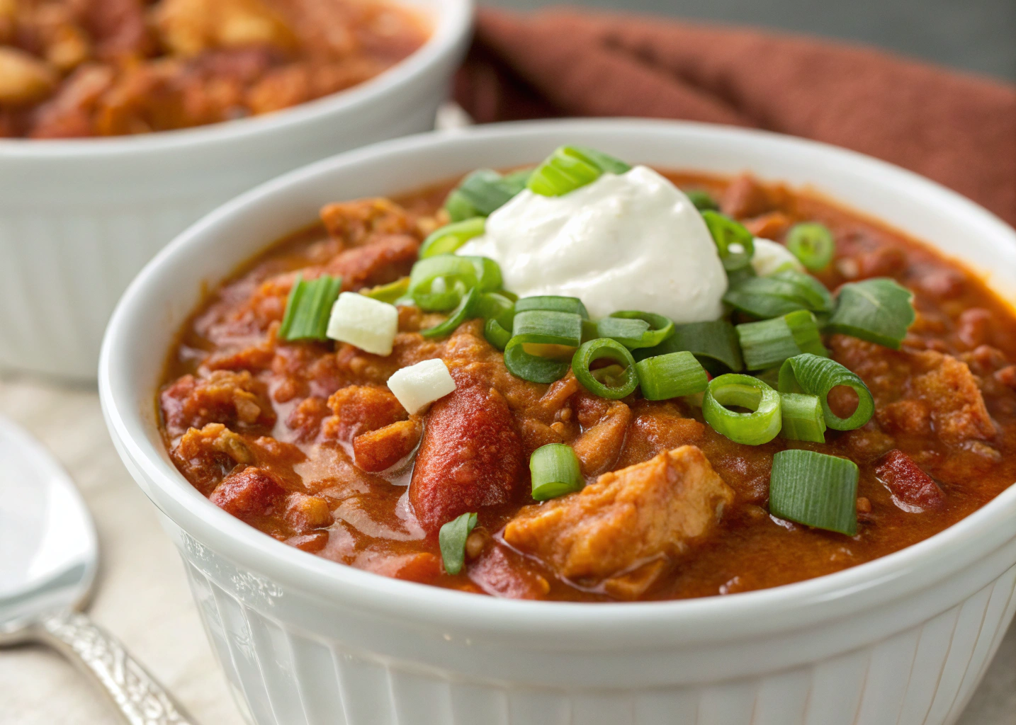 Buffalo Chicken Chili With Bold Heat and Creamy, Tangy Flavor