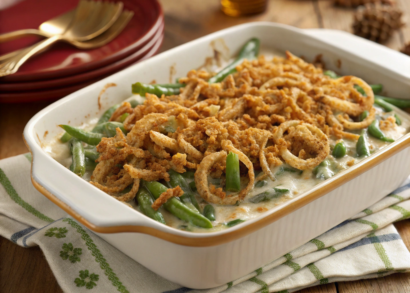 Campbell’s Green Bean Casserole: A Creamy, Crunchy Family Favorite