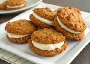 Carrot Cake Cookies with Cream Cheese Filling? Yes, Please