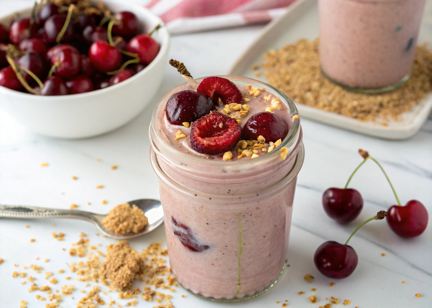 Cherry Cheesecake Smoothie: A Creamy, Indulgent Treat That’s Actually Healthy