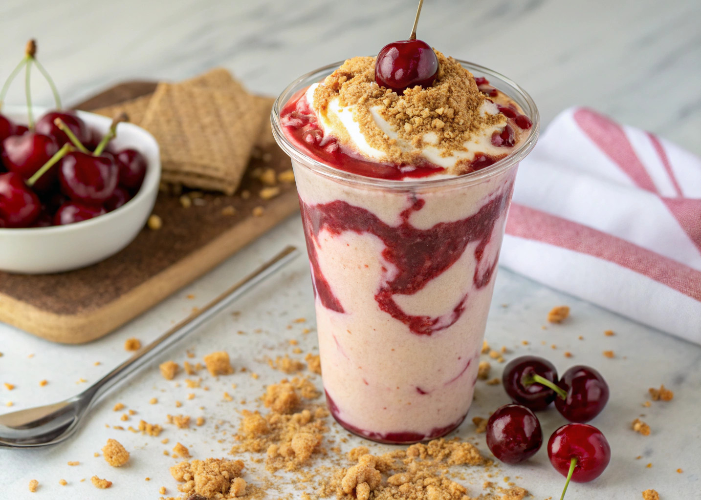 Cherry Cheesecake Smoothie: A Creamy, Indulgent Treat That’s Actually Healthy