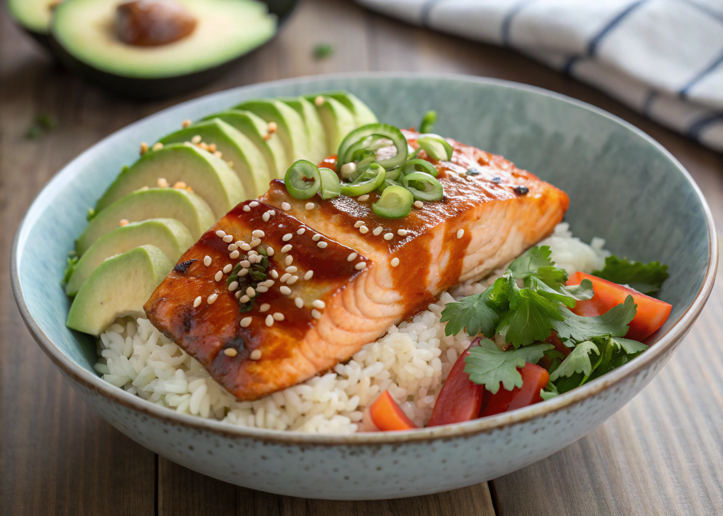 Chipotle Honey Salmon Bowls: A Sweet, Spicy, and Satisfying Meal