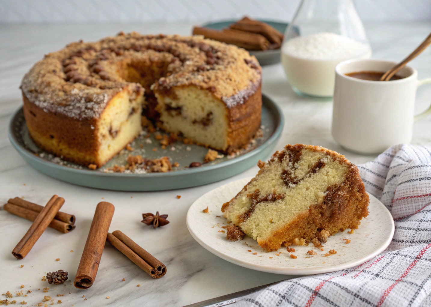 Cinnamon Crunch Yogurt Coffee Cake: A Cozy, Sweet, and Buttery Treat