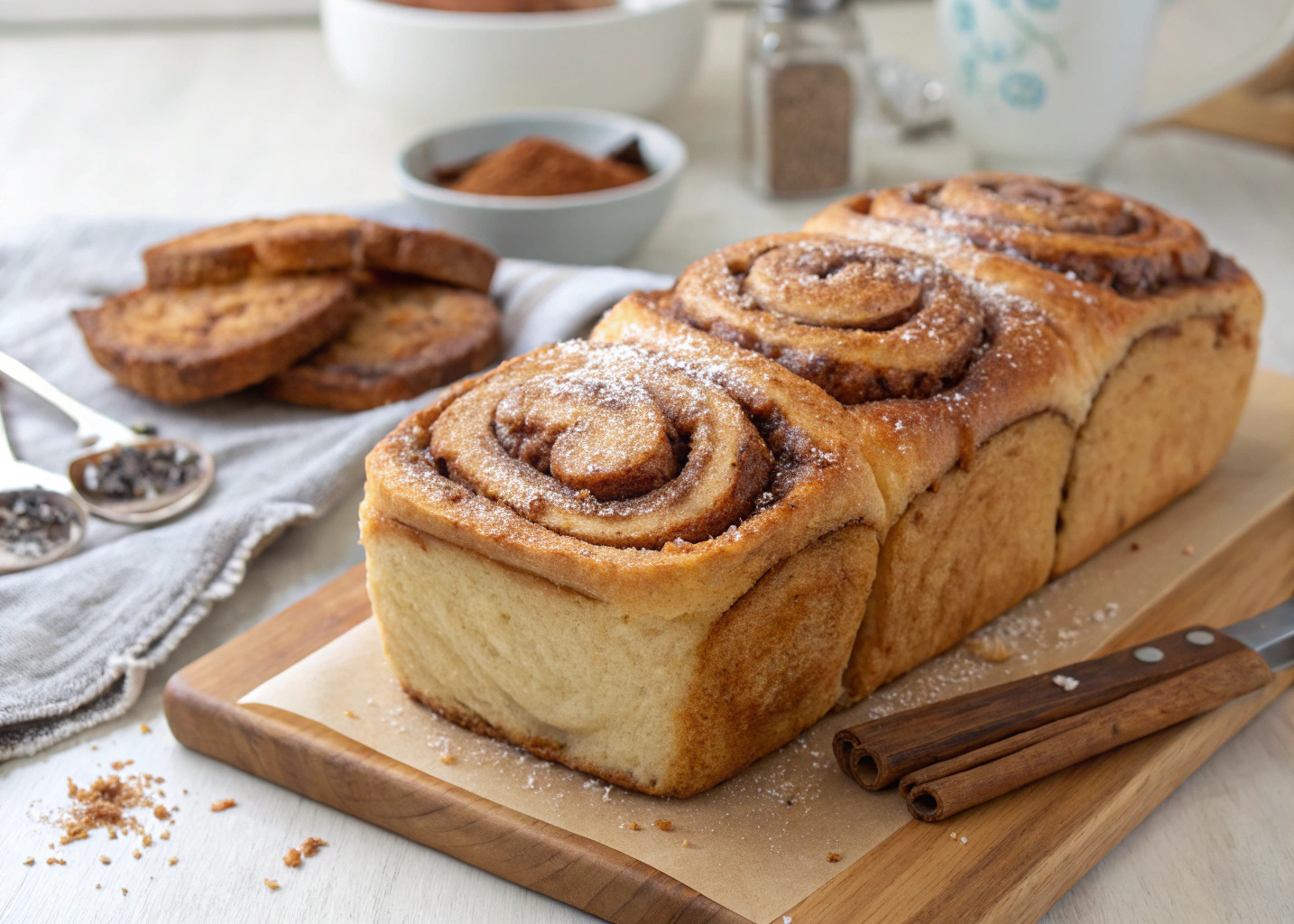 Cinnamon Swirl Bread: A Soft, Sweet, and Buttery Homemade Treat