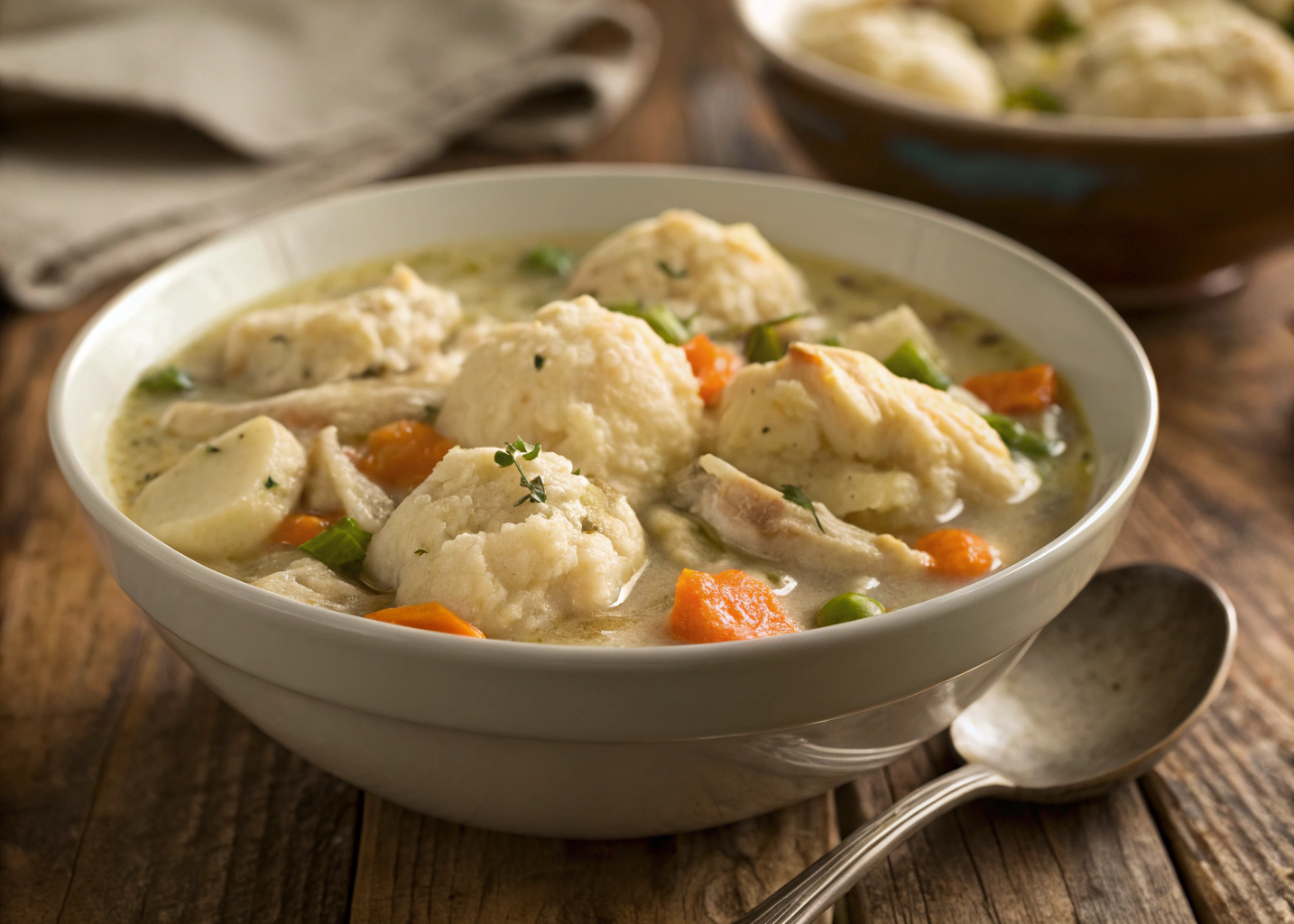 Classic Chicken and Dumplings That Are Warm, Creamy, and Comforting