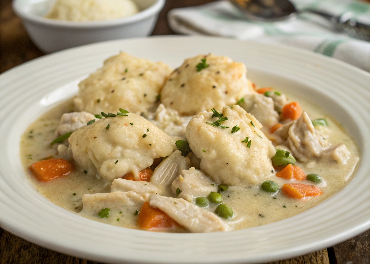 Classic Chicken and Dumplings That Are Warm, Creamy, and Comforting