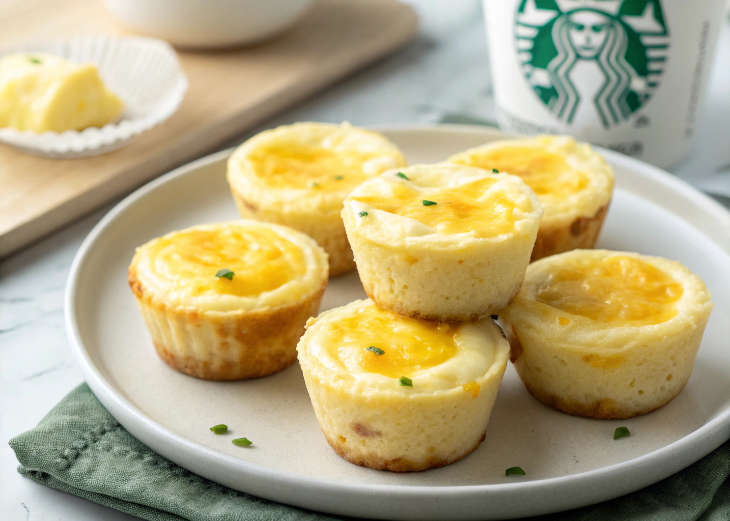 Copycat Starbucks Egg Bites That Are Creamy, Cheesy, and Meal Prep Friendly