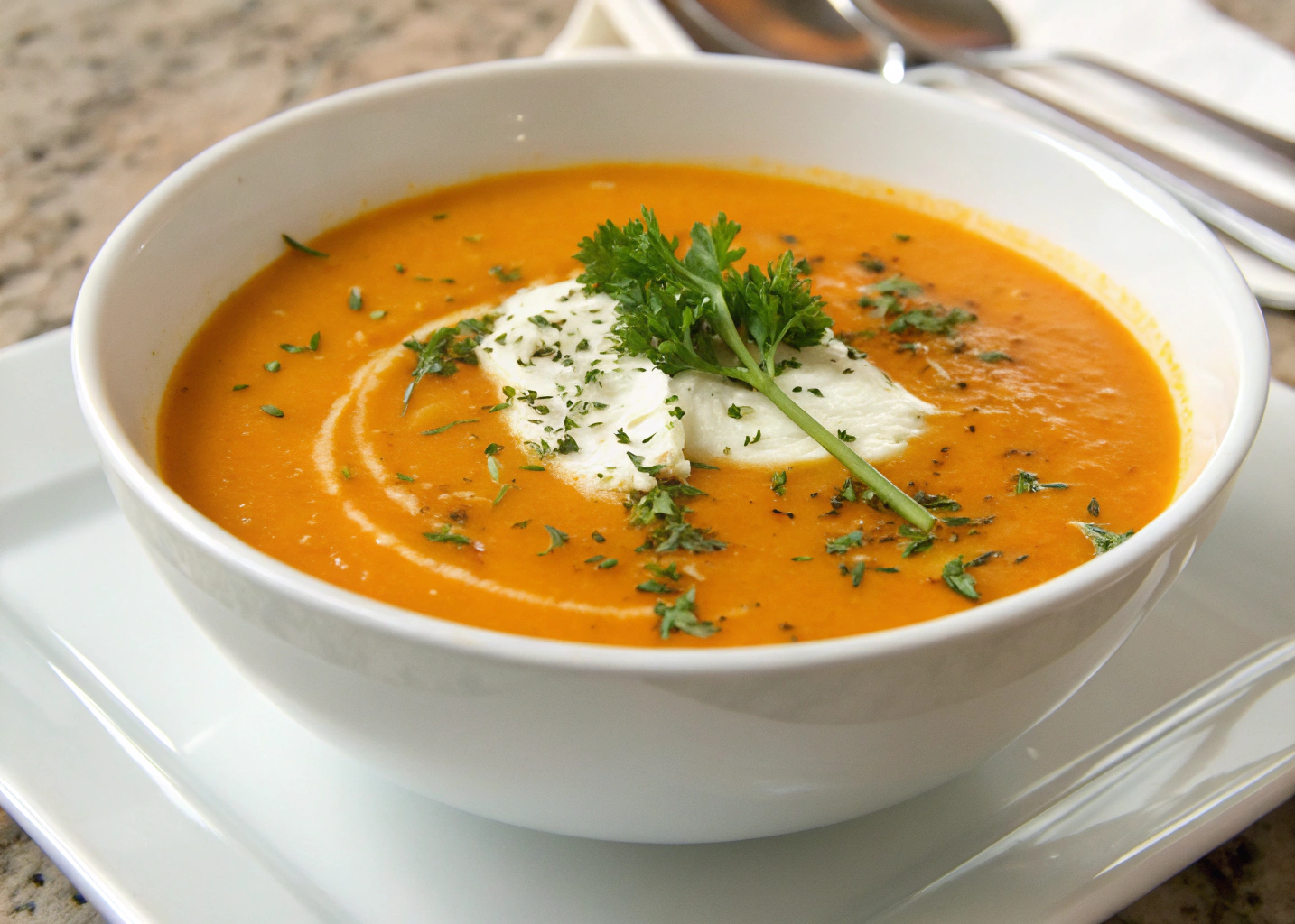 Creamy and Nourishing Carrot Soup – A Cozy and Healthy Meal