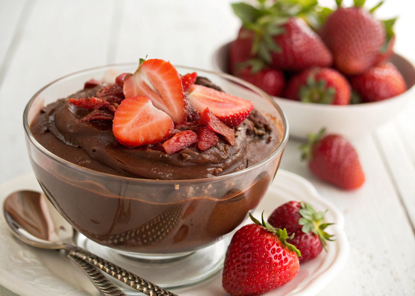 Creamy, Chocolatey, and Topped with Strawberries—What’s Not to Love?