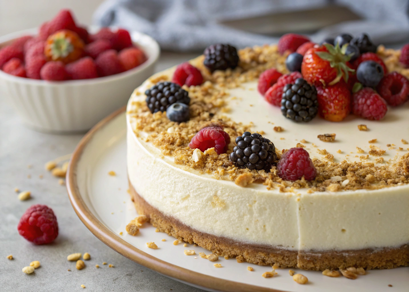 Creamy, Crunchy, and No-Bake Cheesecake