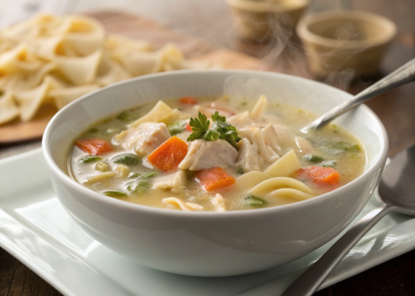 Creamy Homestyle Chicken Noodle Soup: The Ultimate Comfort in a Bowl