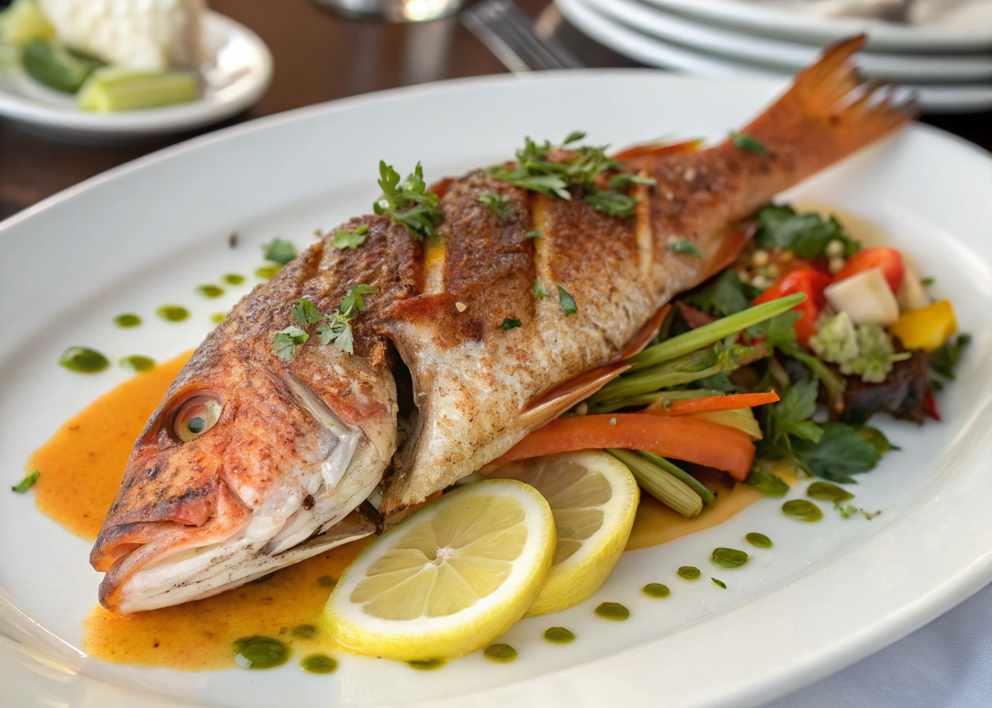 Crispy and Flavorful Roasted Red Snapper – A Restaurant-Quality Dish