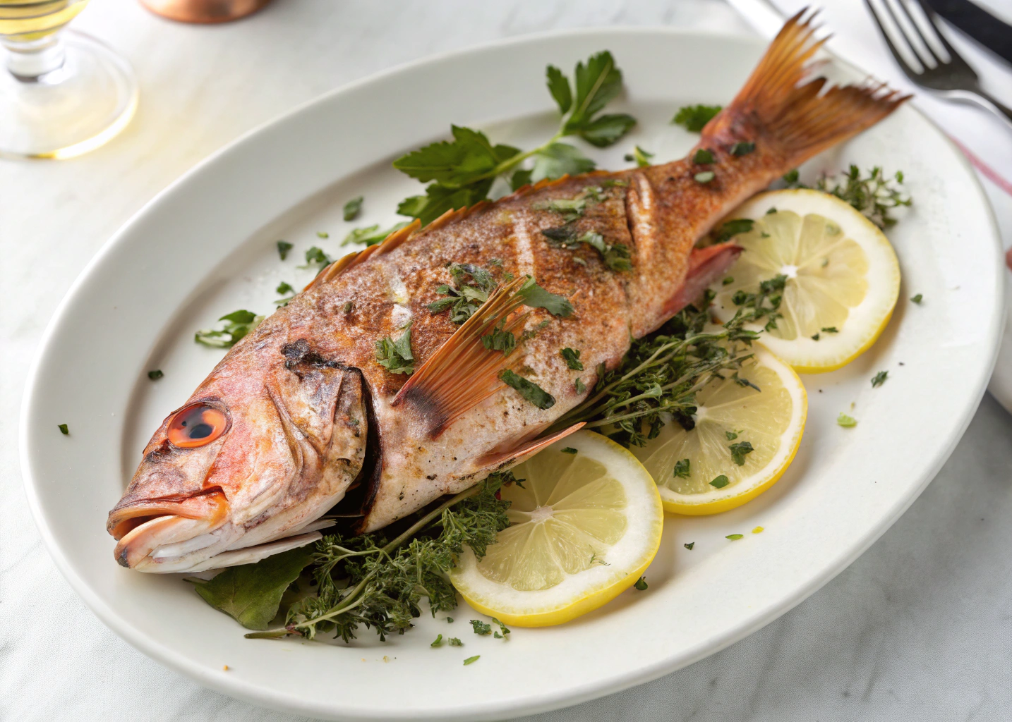 Crispy and Flavorful Roasted Red Snapper – A Restaurant-Quality Dish