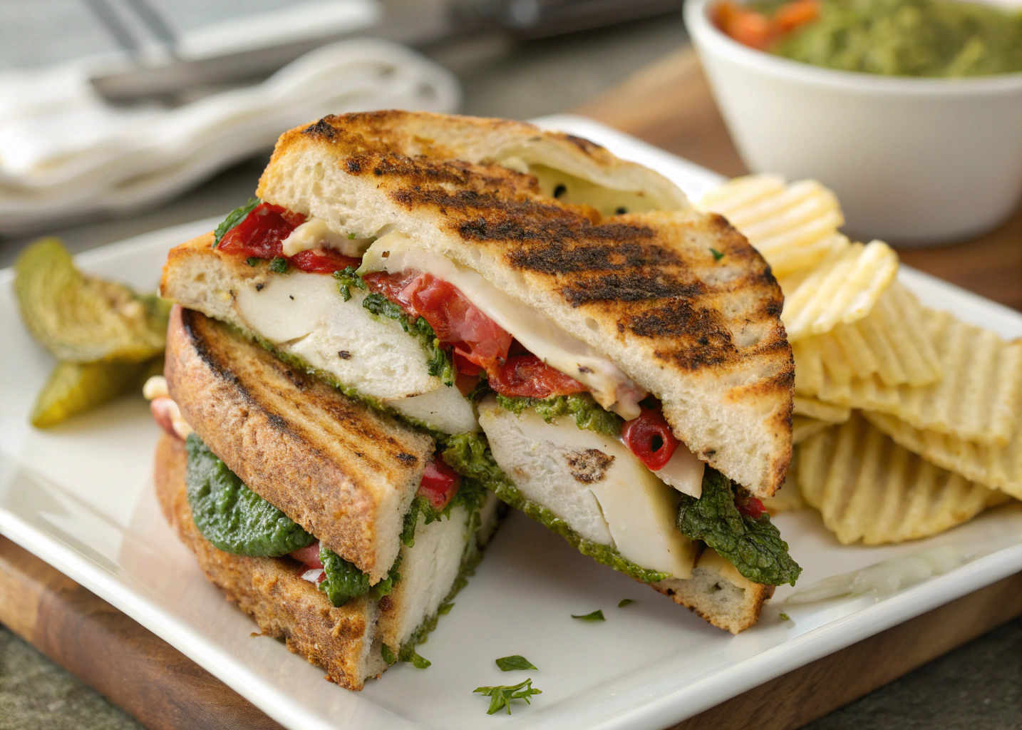 Crispy and Flavorful Turkey Pesto Melt – A Gourmet Sandwich