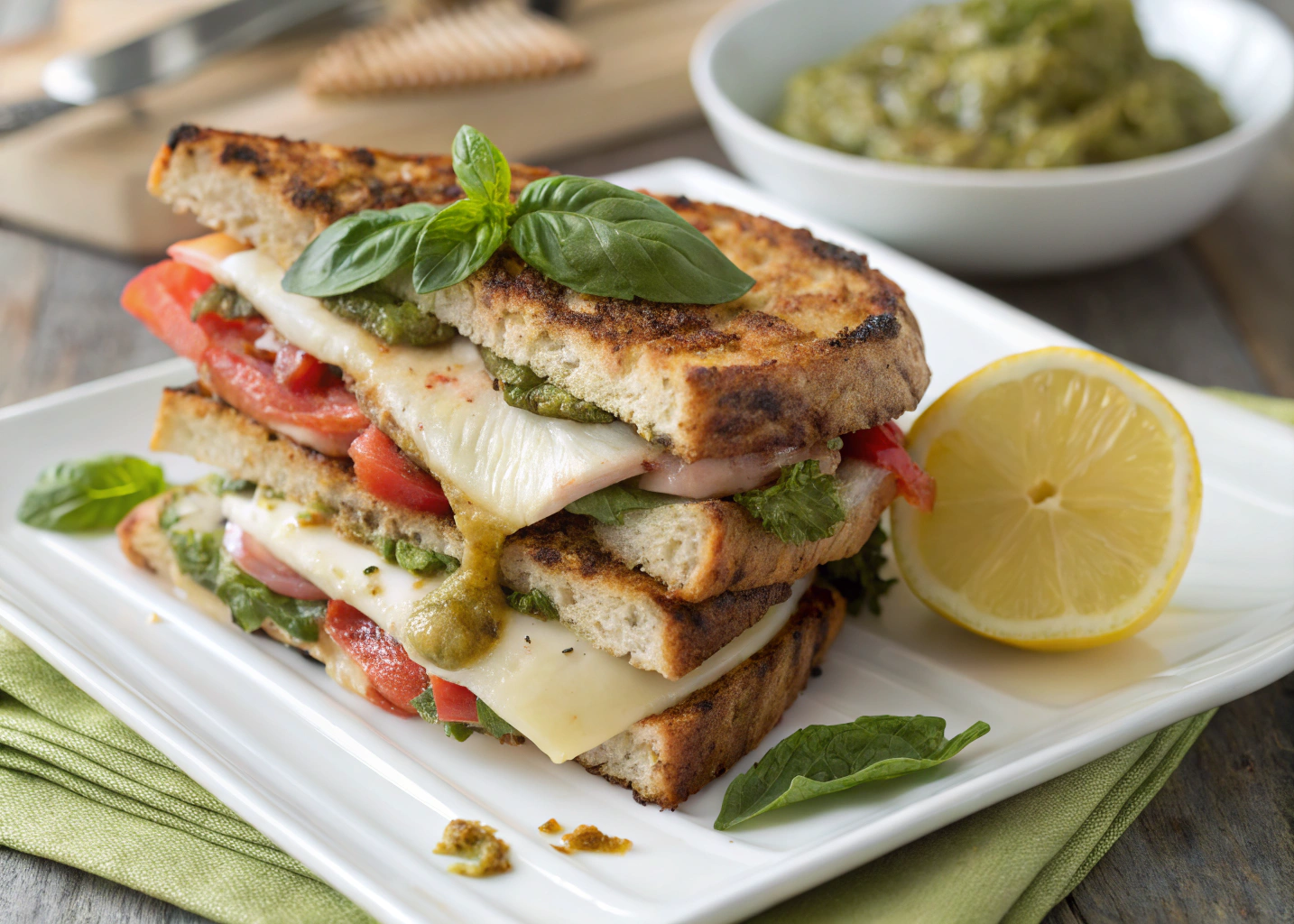 Crispy and Flavorful Turkey Pesto Melt – A Gourmet Sandwich