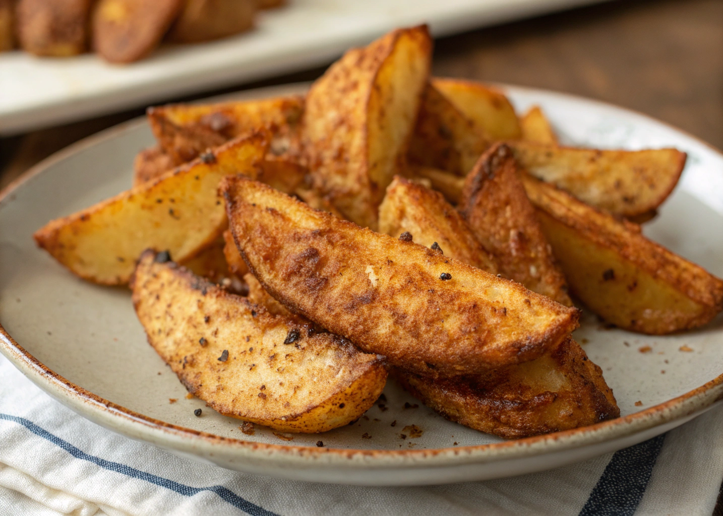 Crispy, Savory, and Perfectly Seasoned—My Homemade Version of KFC’s Wedges