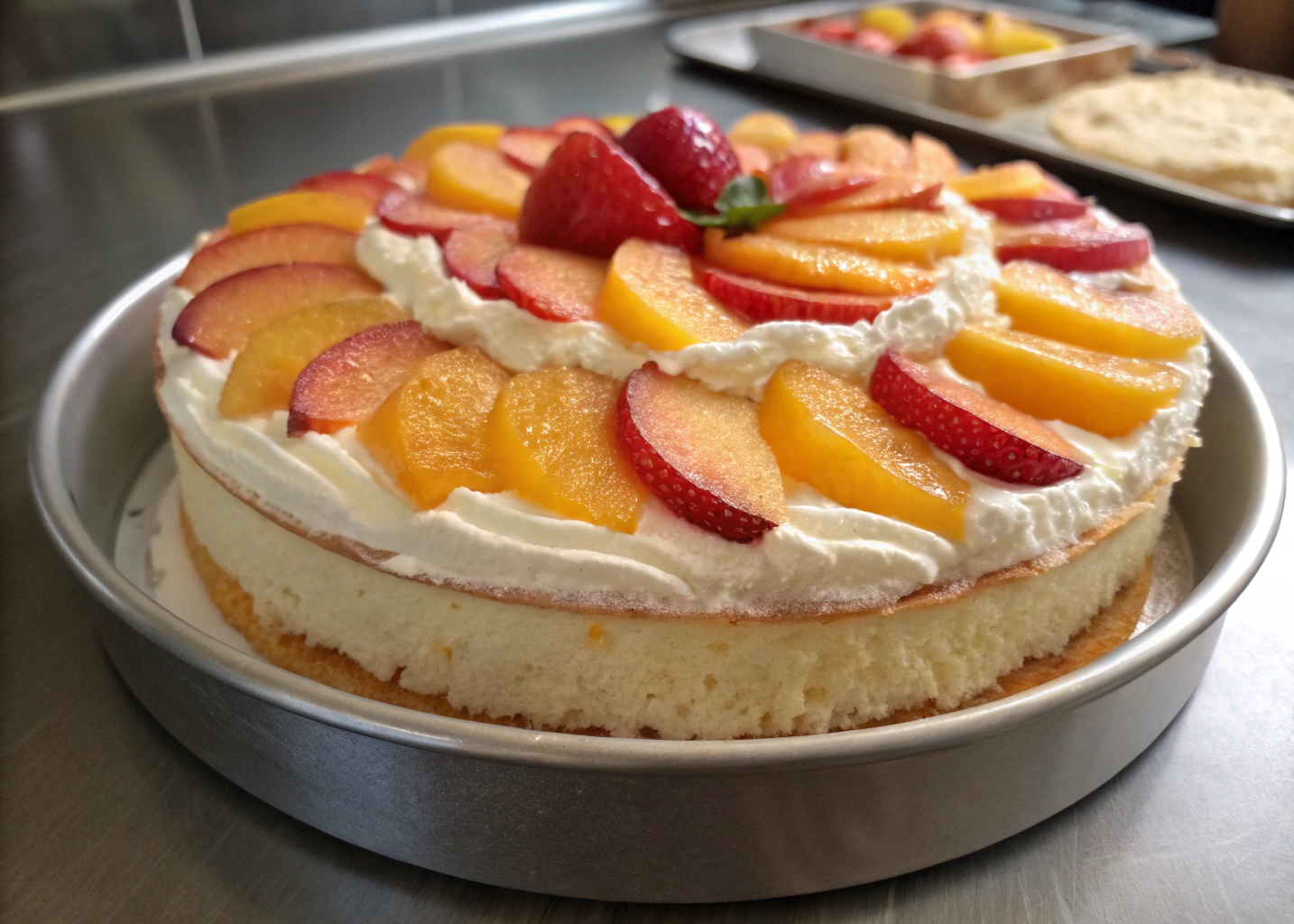 Fluffy Cake, Creamy Layers, and Juicy Fruit: My Favorite Crowd-Pleasing Dessert in One Pan