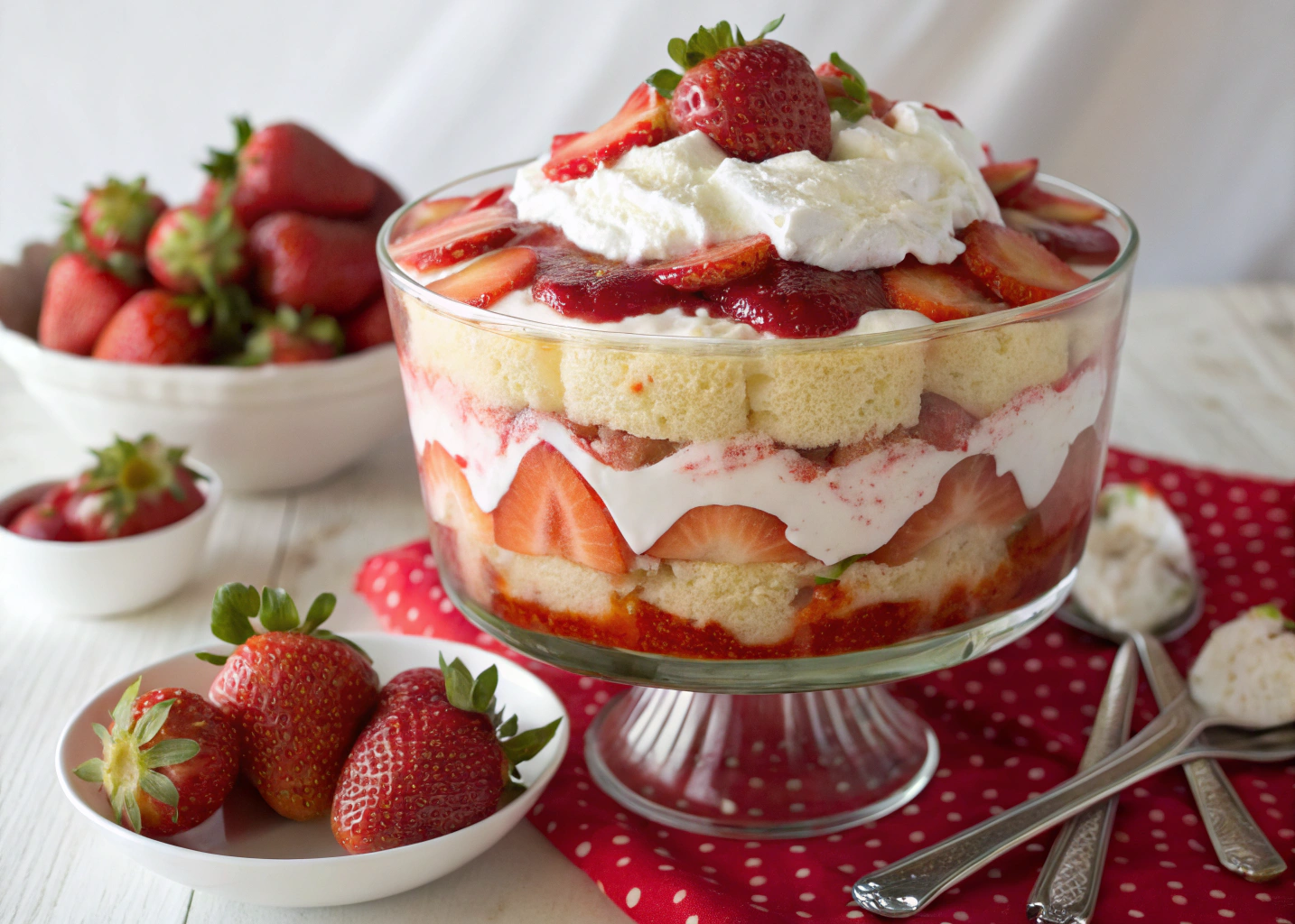 Fluffy Strawberry Shortcake Trifles That’ll Impress Without the Stress