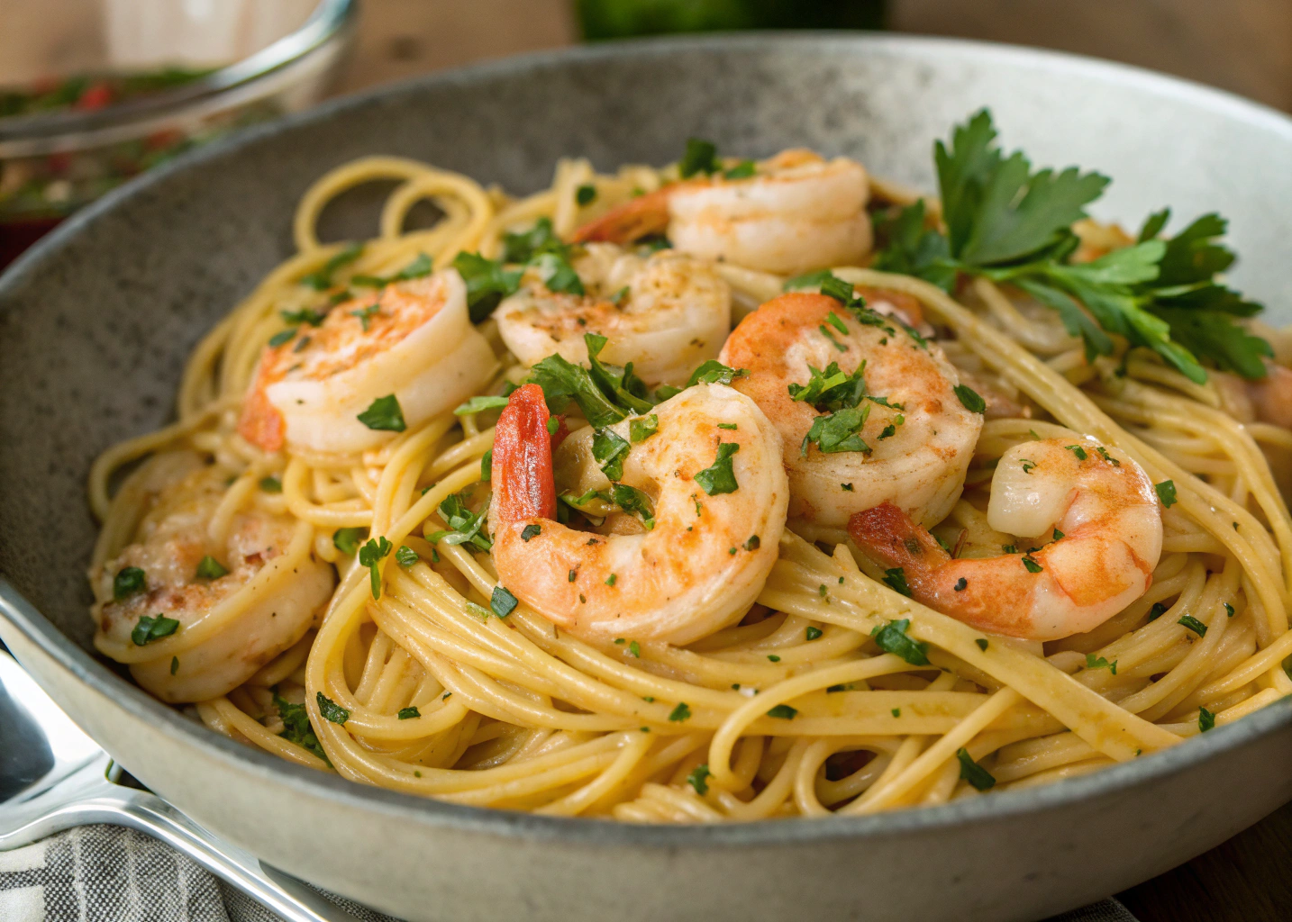 Garlic Butter Shrimp Scampi with Linguini – Quick, Flavorful, and Irresistible