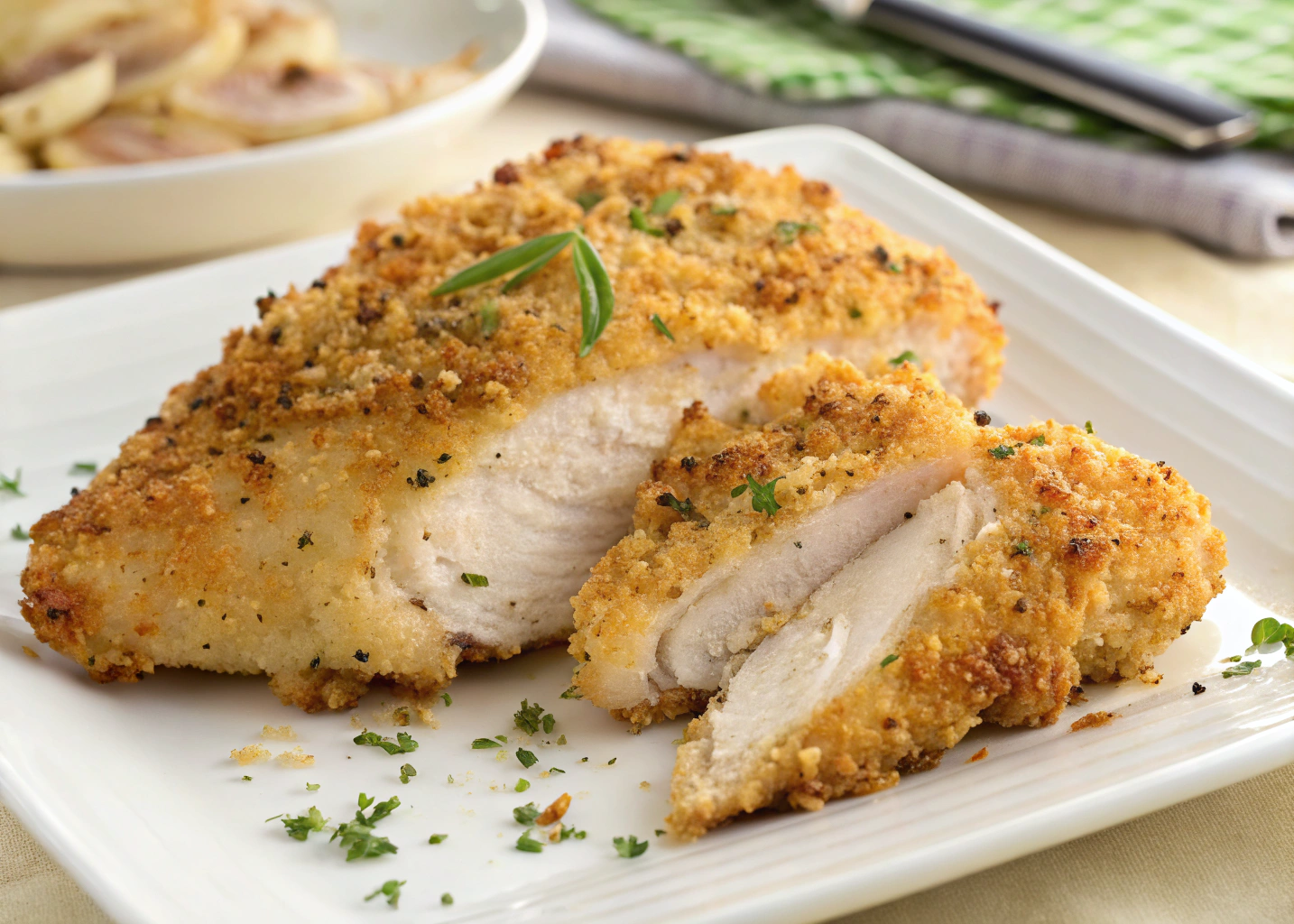 Garlic Parmesan Crusted Chicken: Crispy, Juicy, and Full of Flavor