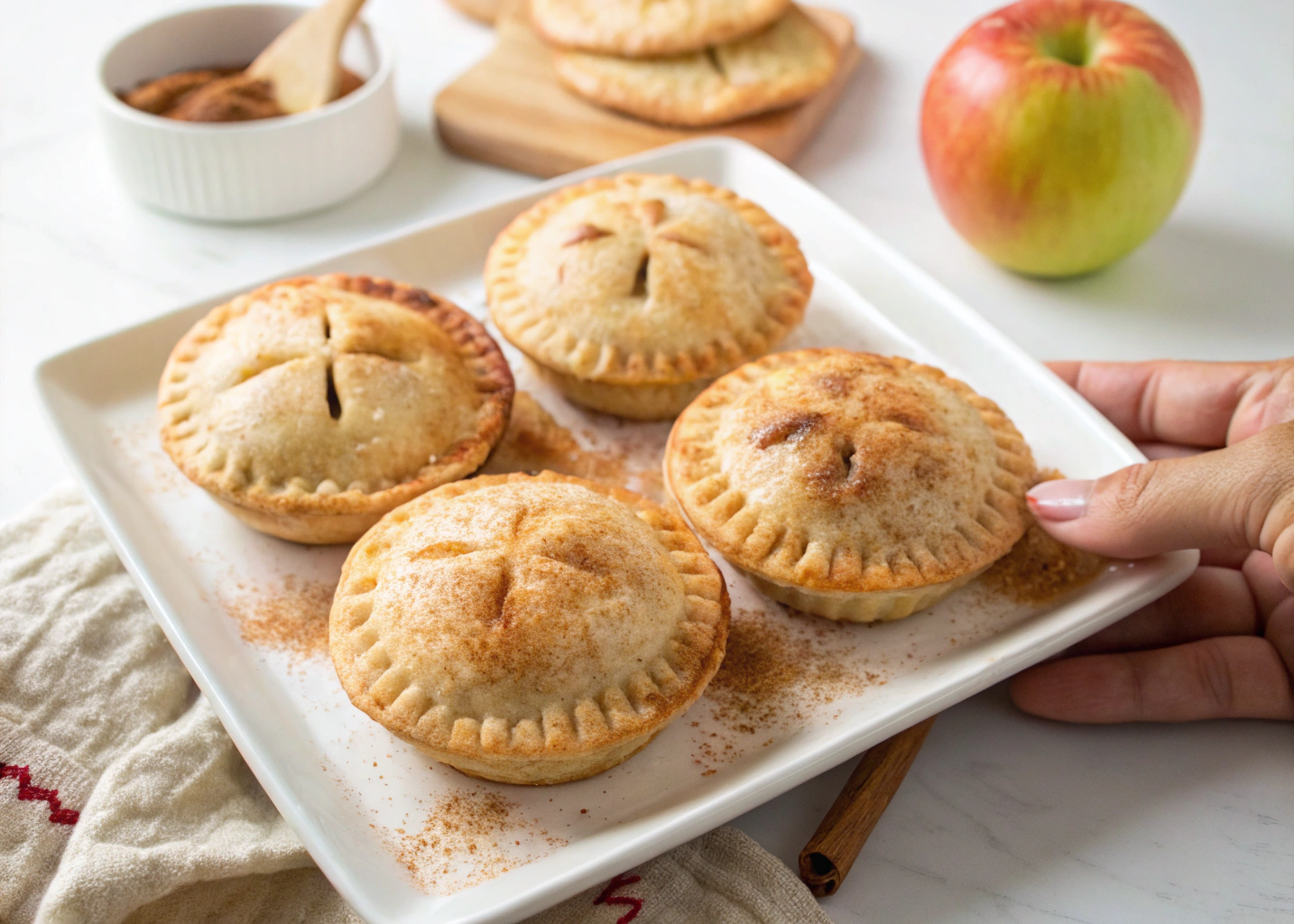 Hand-Held Apple Pies: A Portable Twist on a Classic Comfort Dessert