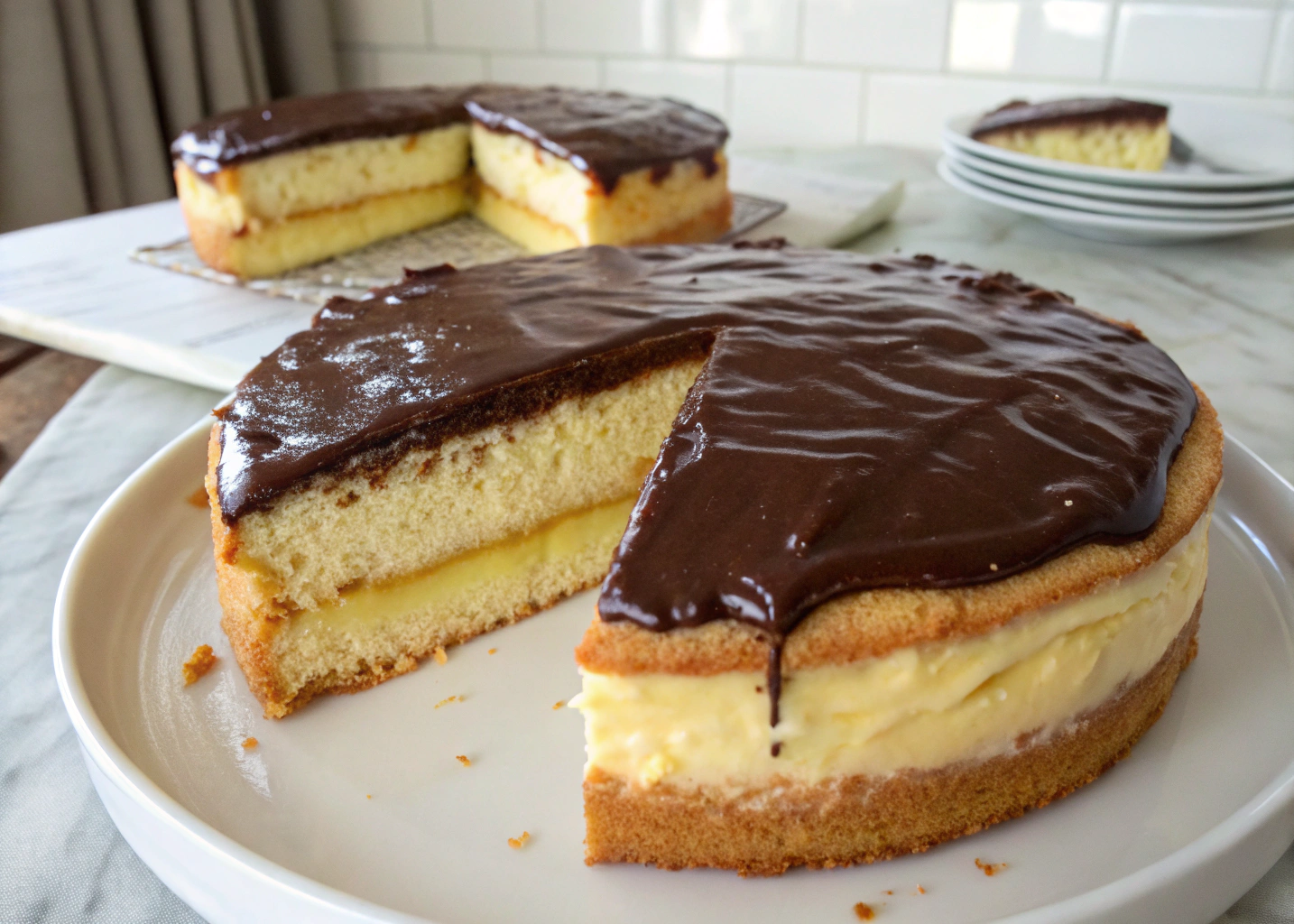 Homemade Boston Cream Pie: A Classic Dessert Made Easy