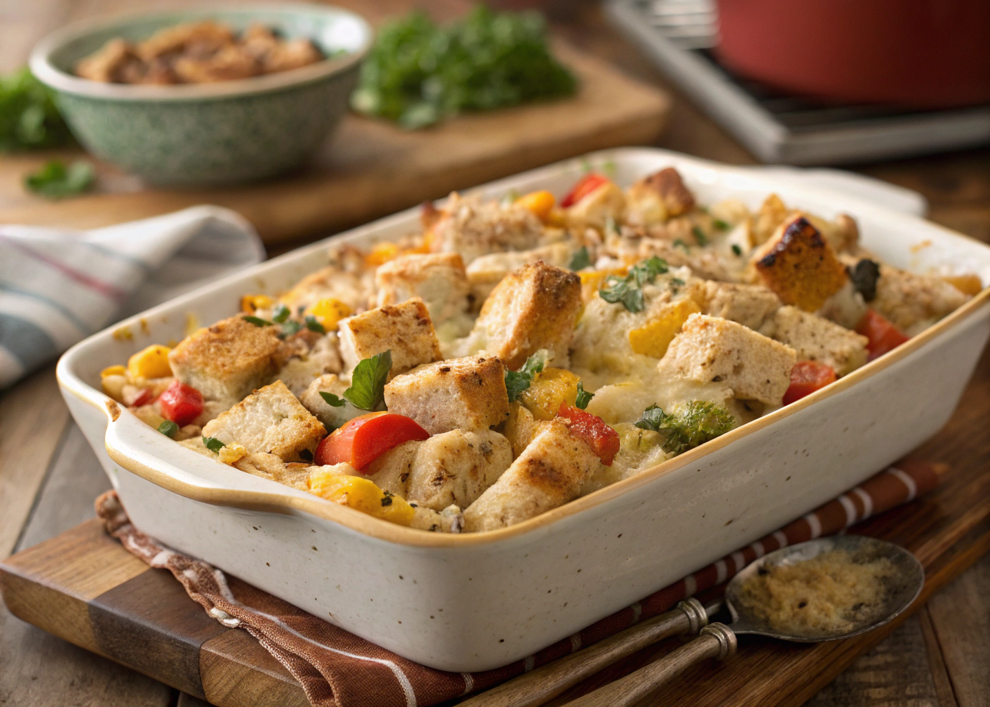 Homemade Chicken and Veggie Dog Casserole: A Nutritious Treat for Your Pup