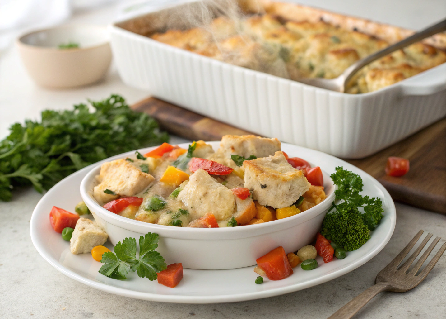 Homemade Chicken and Veggie Dog Casserole: A Nutritious Treat for Your Pup
