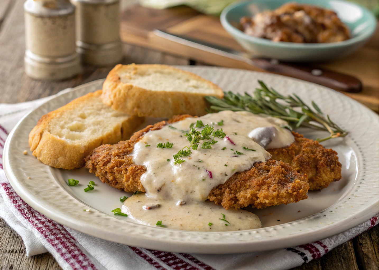 Homemade Chicken Fried Steak with Creamy Country Gravy – A True Comfort Food Favorite