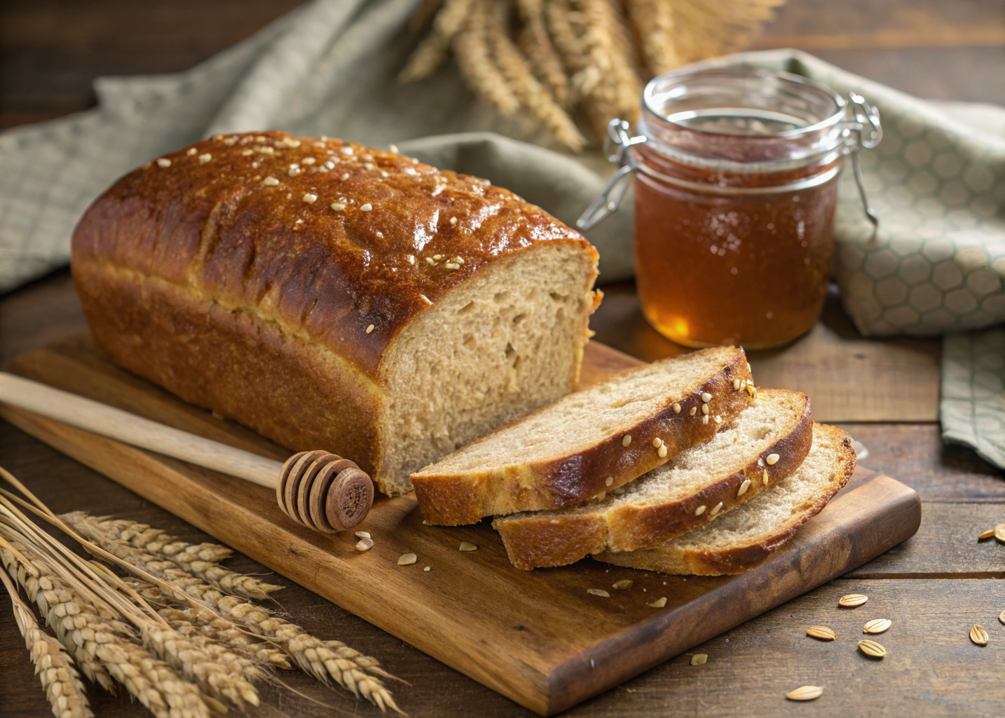 Homemade Honey Whole Wheat Bread: Soft, Nutritious & Delicious