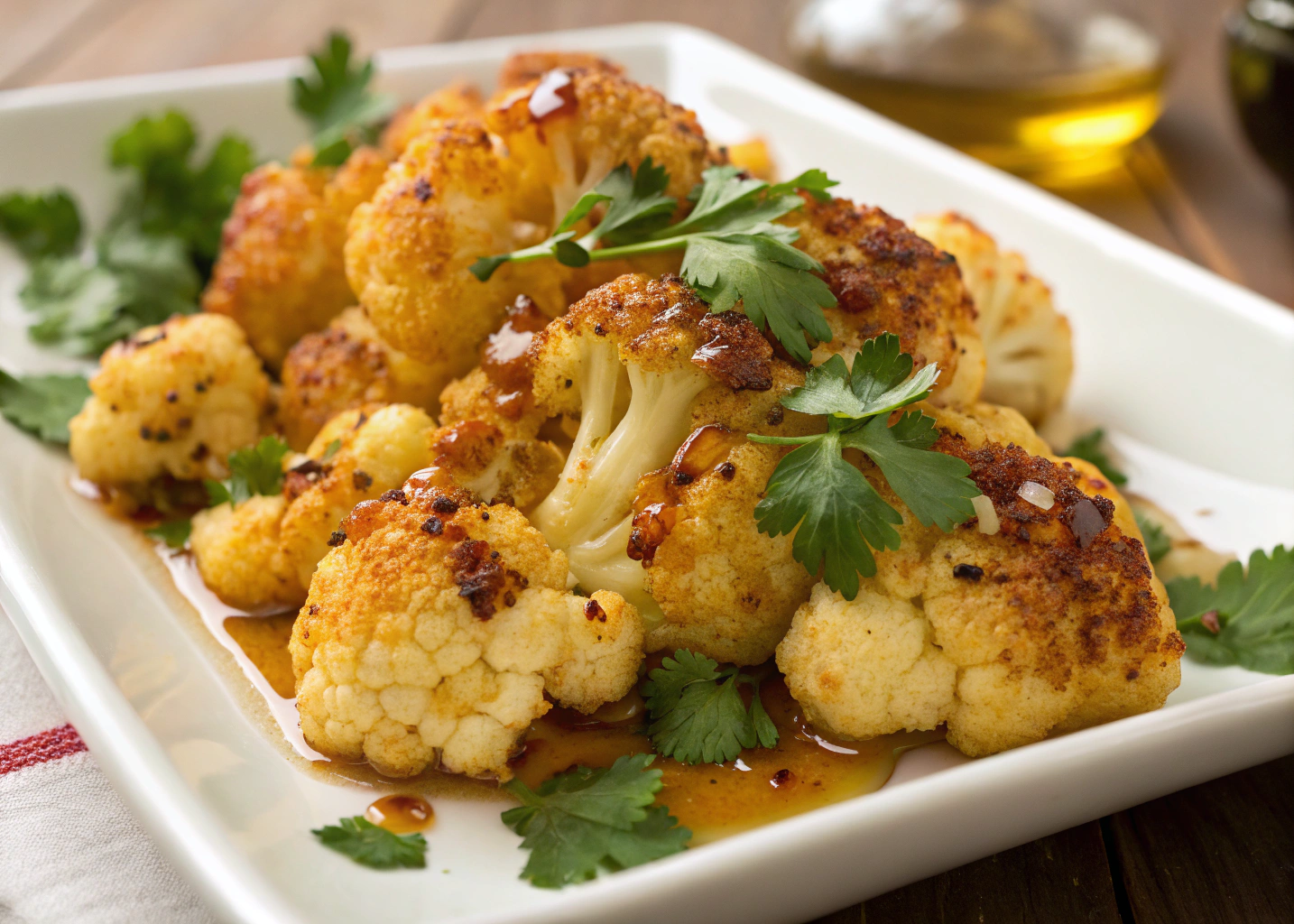 Hot Honey Roasted Cauliflower: A Sweet and Spicy Side Dish You’ll Love