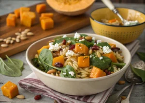 How I Make This Roasted Butternut Squash and Spinach Orzo Salad That’s Cozy, Bright, and Perfect for