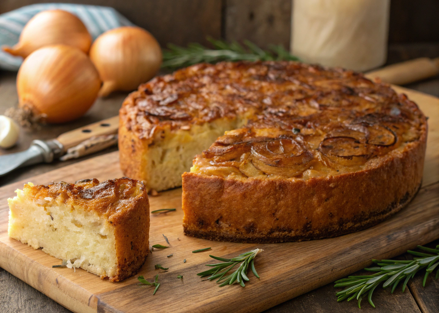 How to Make Amish Onion Cake – A Rich, Golden-Baked Delight