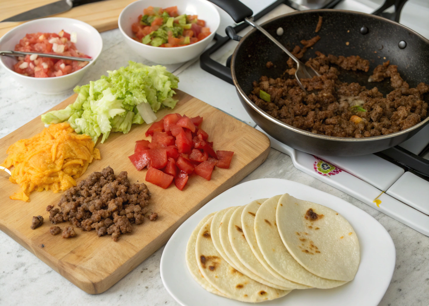 How to Make Chorizo and Beef Tacos in Under 30 Minutes