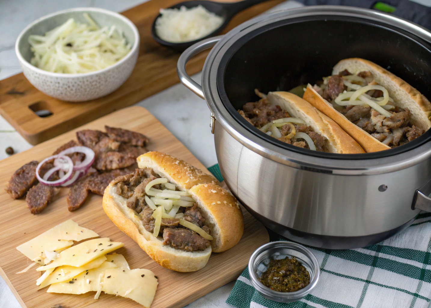 How to Make Juicy Philly Cheesesteaks in a Pressure Cooker