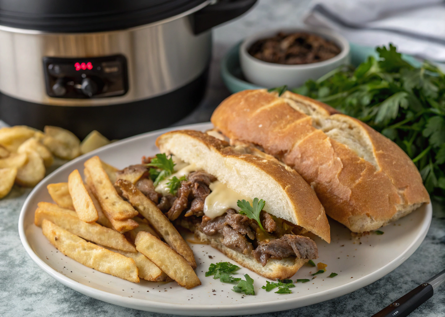 How to Make Juicy Philly Cheesesteaks in a Pressure Cooker