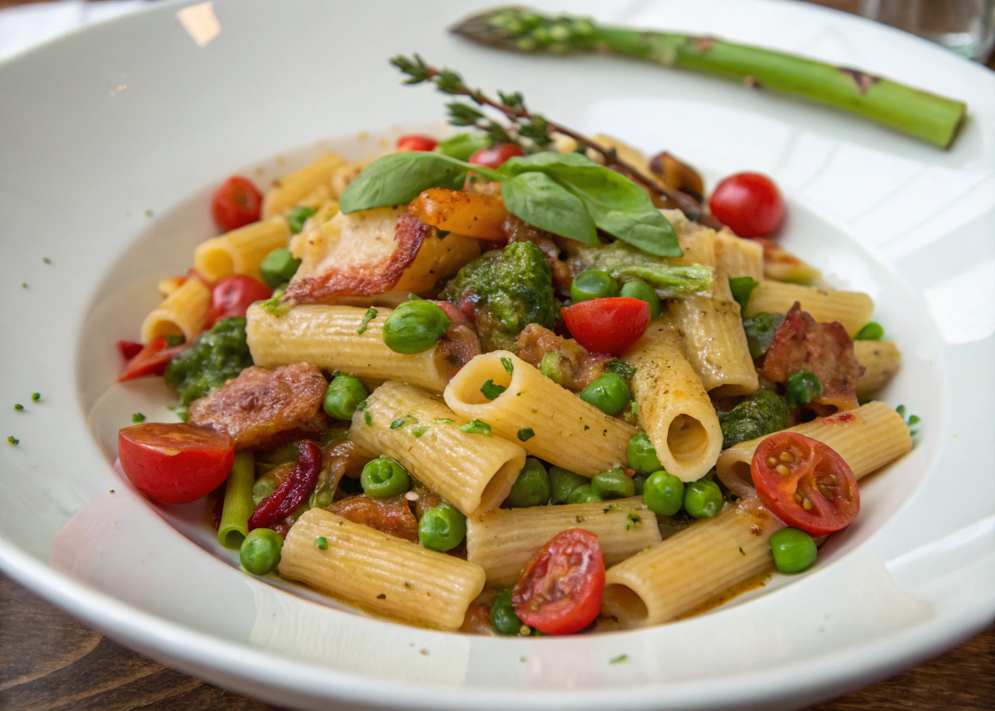 How to Make Pancetta Primavera Rigatoni – A Perfectly Balanced Pasta Recipe