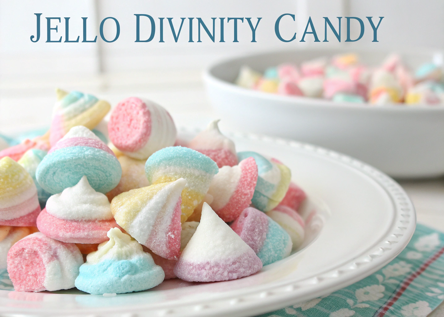 Jello Divinity Candy: A Colorful and Fluffy Homemade Treat