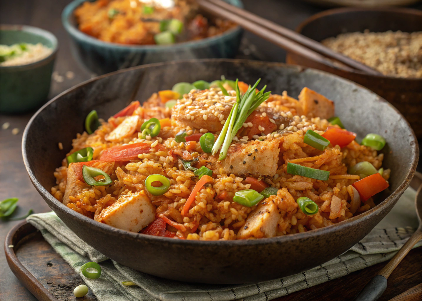 Kimchi Fried Rice (Korean Comfort in One Pan)