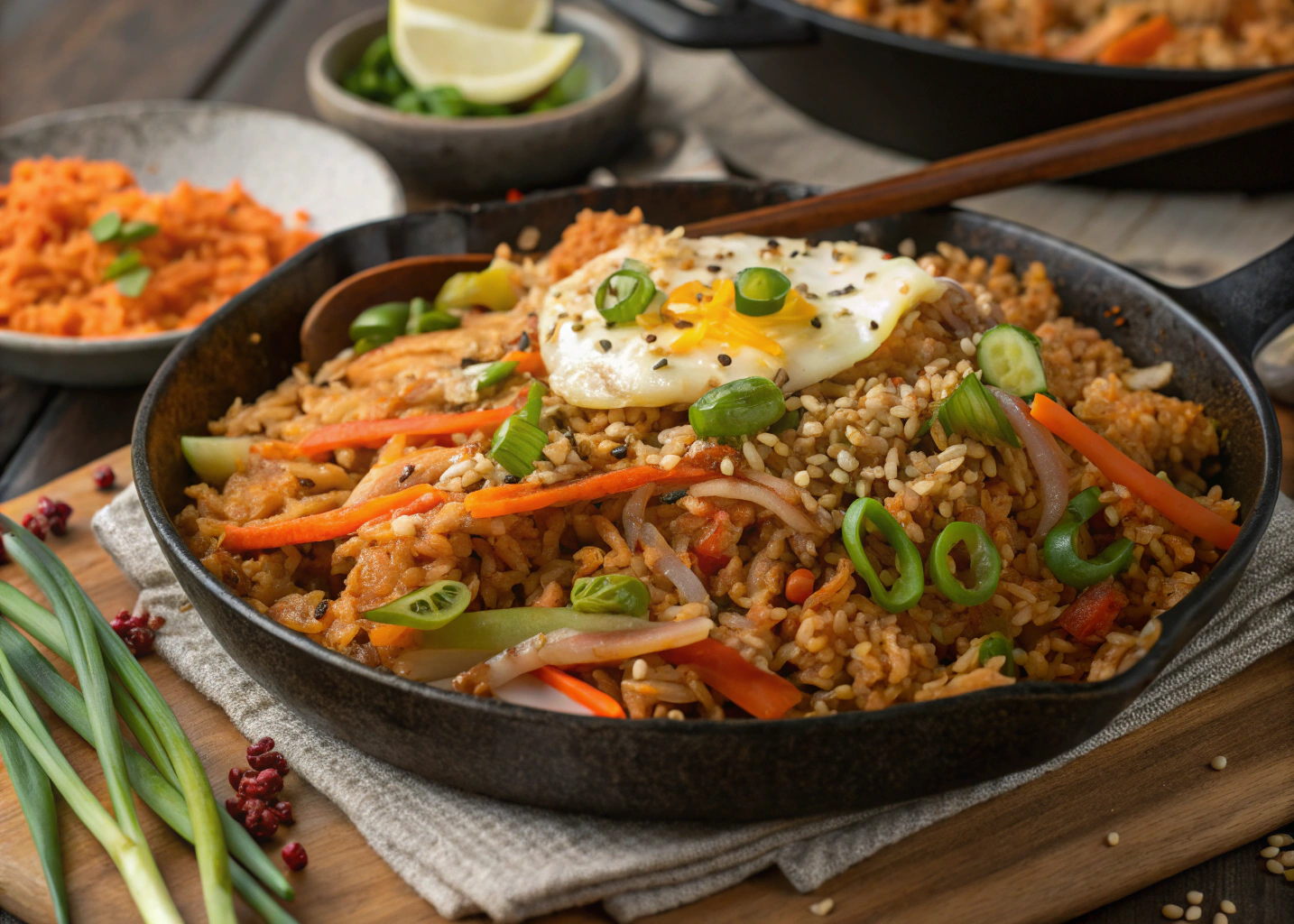 Kimchi Fried Rice (Korean Comfort in One Pan)