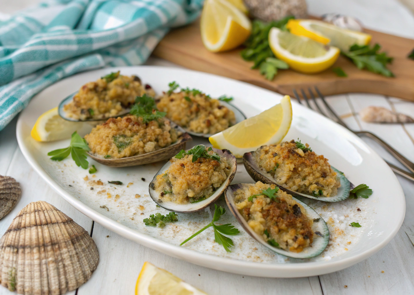 Lemony Panko Roasted Clams Are the Perfect Coastal-Inspired Appetizer