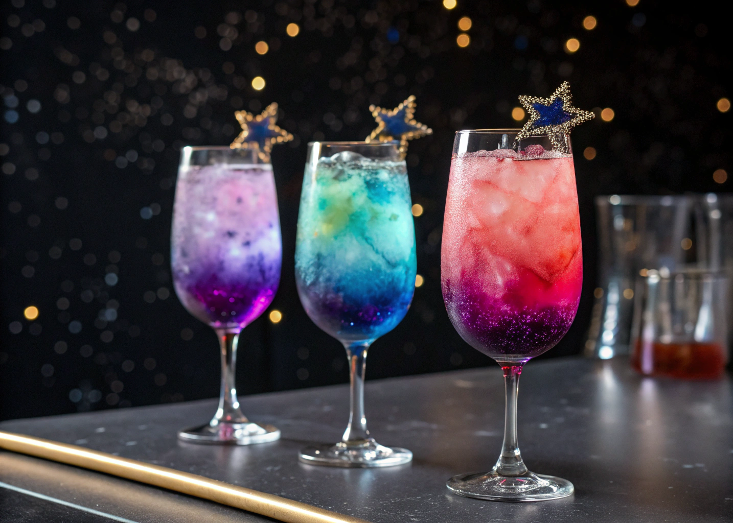 Magical Color-Changing Galaxy Cocktails That Dazzle with Every Sip