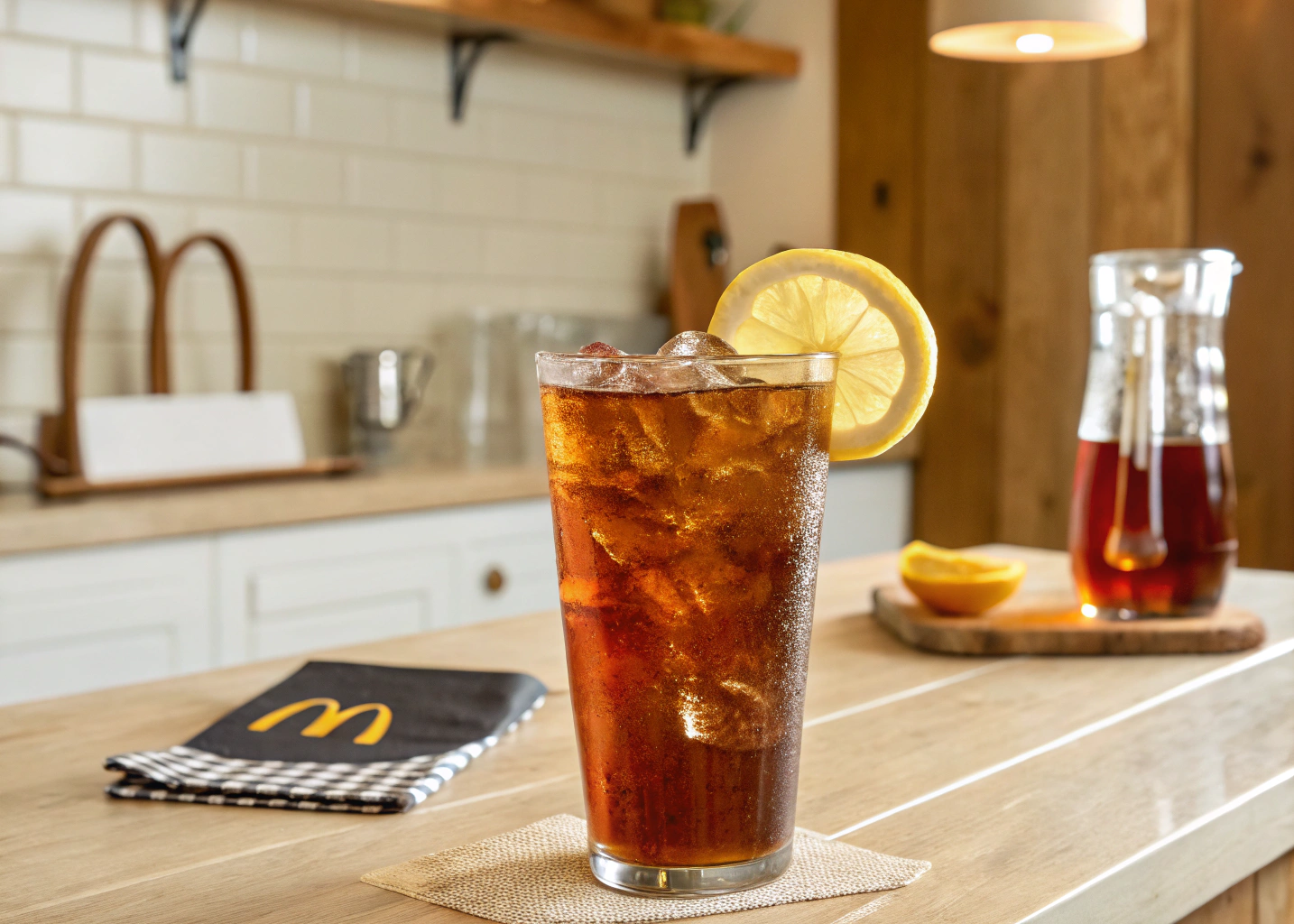 McDonald’s Sweet Tea at Home-Smooth, Sweet, and Just the Right Strength