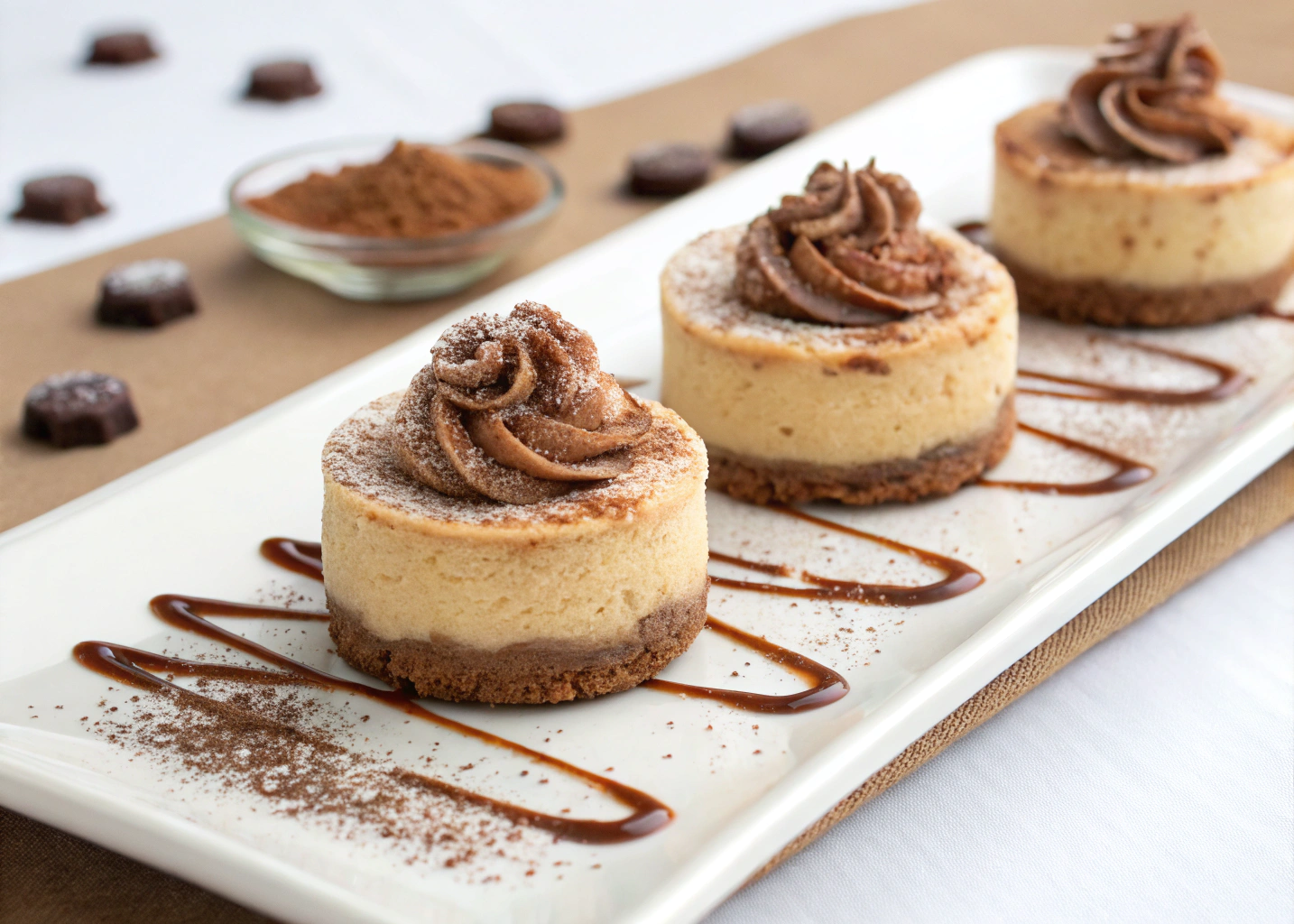 Mini Mocha Cheesecakes That Look Fancy but Are Shockingly Easy